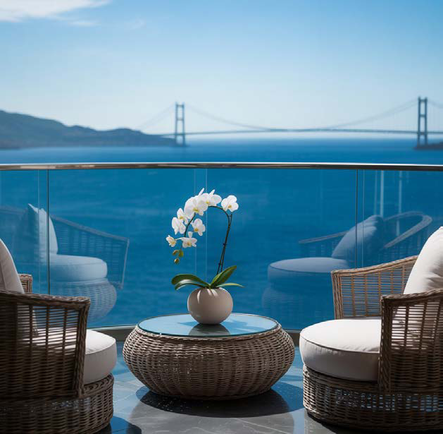 Sea-facing terrace